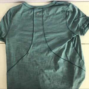 Blue lulu lemon shirt